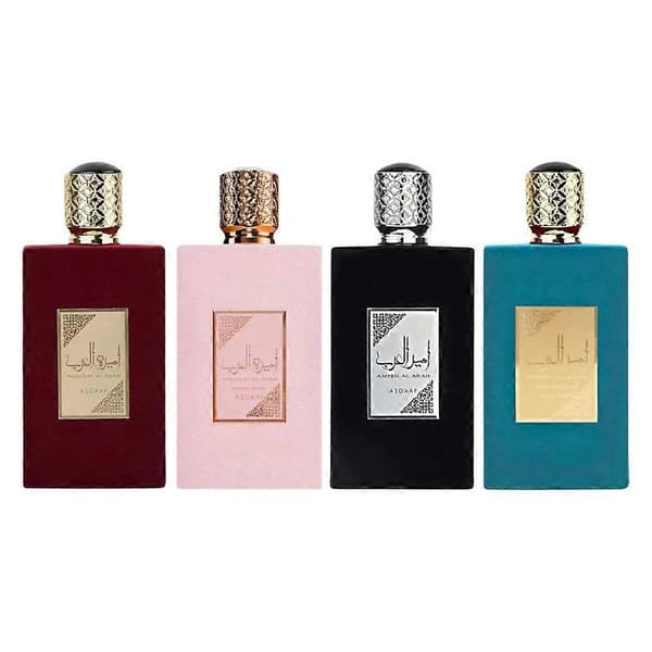 【BQ】Asdaaf arabisk parfymesett 30mlx4 Langvarig 12 timer Unisex Luksusgave AA