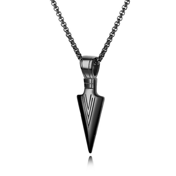Arrows Titanium stål halsband manlig personlighet hänge Hip Hop tröja kedja