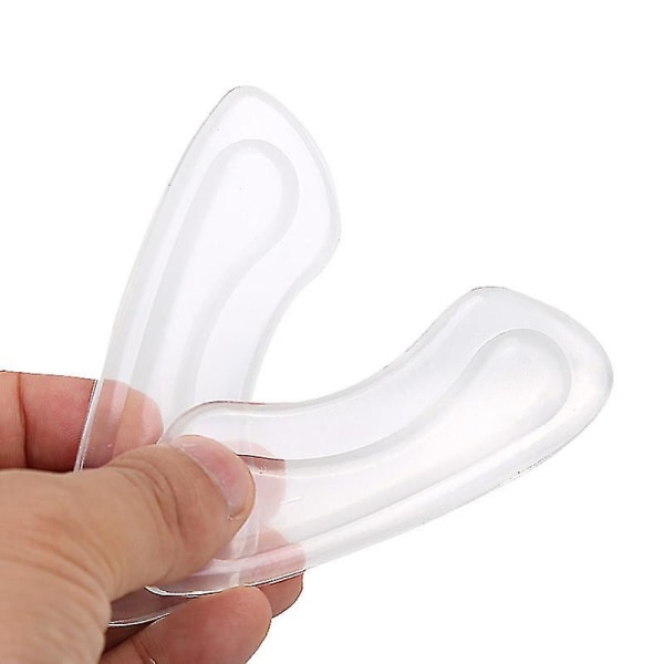 4 par hälgrepp Skokuddar Liner-inlägg för lösa skor Hälkuddar Snugs 4pairs Apricot