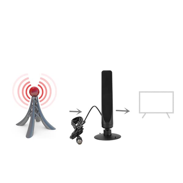 High Gain DVB-T HD Digital TV-antenn med 35DBI-förstärkning