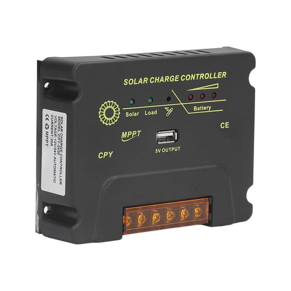 MPPT Solar Charge Controller 12V 24V 20A Fotovoltaisk Strømgenerering MCU Kontrol