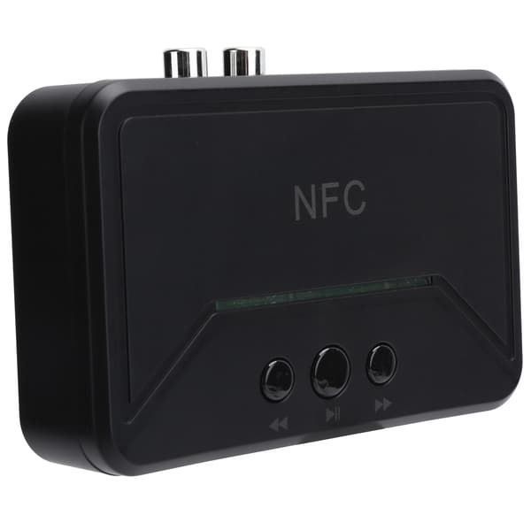Stasjonær 3,5 mm AUX Bluetooth-musikkreceiver Bærbar HiFi NFC trådløs lydadapter