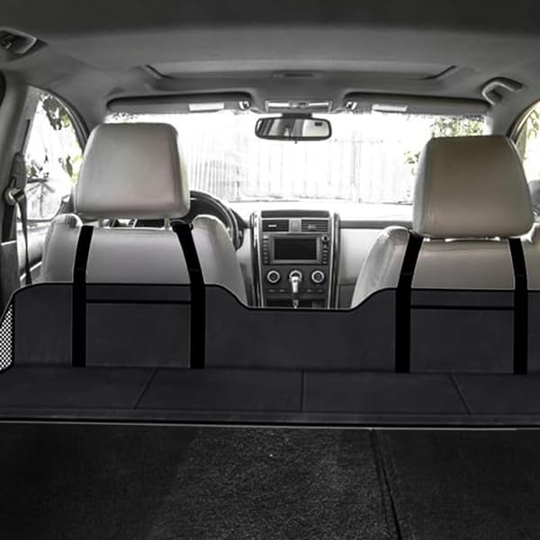 【BQ】Non-inflatable Car Mattress - Back Seat Mattress, Foldable and Comfortable Design, Expands Trunk Space, Comes with a Practical Storage Bag. black