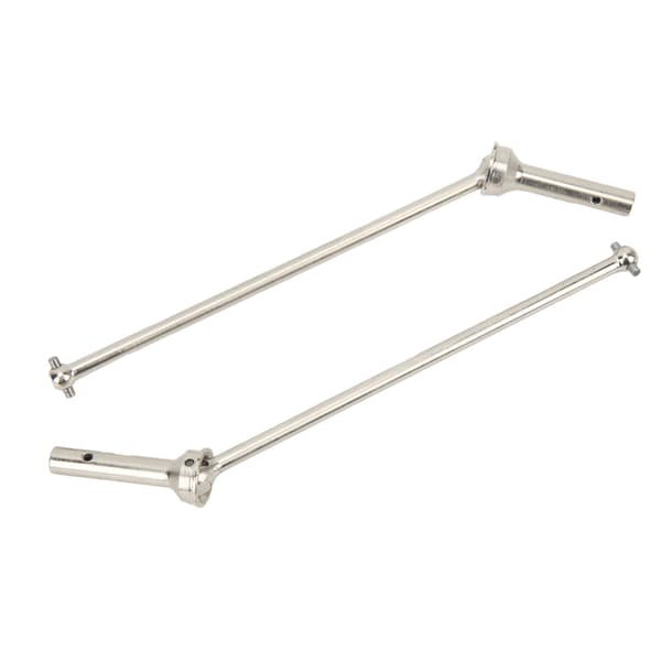 2 stk. 185 mm stål CVD drivaksler for ARRMA 1/7 1/8 RC biler sølv