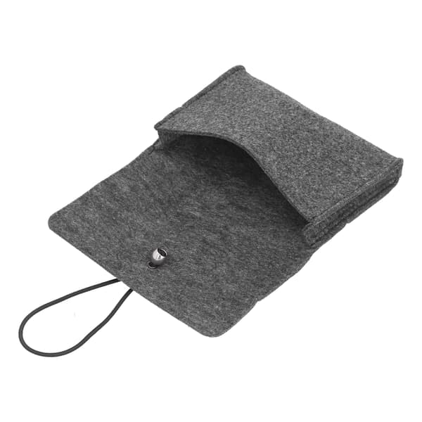 Laptop Sleeve Taske Sort Polyester Universal Notebook Computer Beskyttende Etui Tilbehør Sort