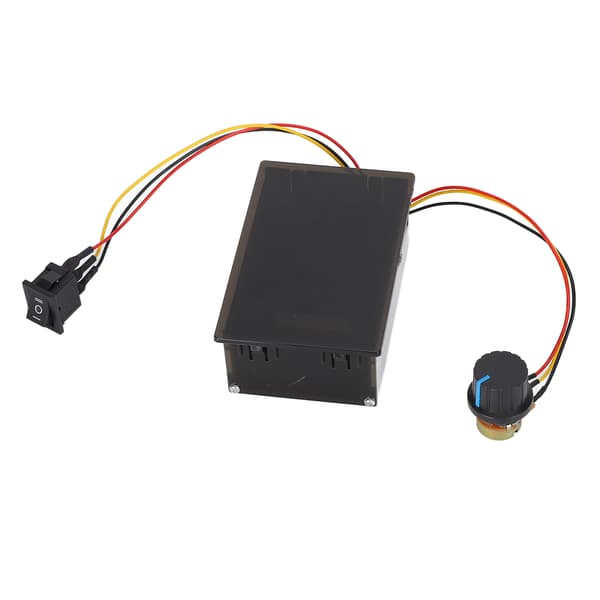 PWM Motorhastighetskontroller Trinnløs Regulator Variabel CW CCW Knappbryter DC6‑60V 20A ES3