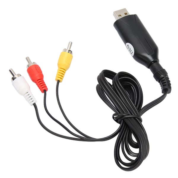USB Video Capture Card Professionel Plug and Play VHS til DVD RCA AV til USB Video Capture Card til Windows til OS X PC