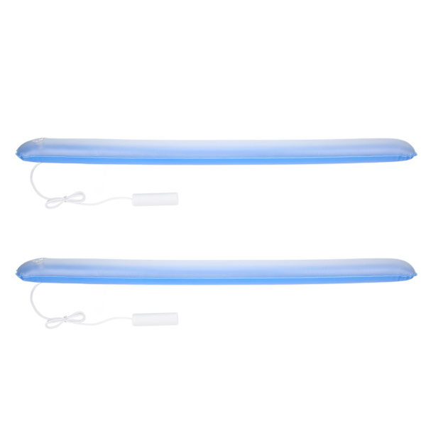 2 stk Oppblåsbare Utendørs Campinglamper Bærbare Foldbare Oppblåsbare LED Campinglys for Camping Utendørs