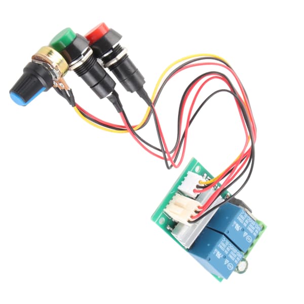 Motorhastighetskontroller PWM Regulator Bryter Kontrollmodul CW CCW Rotasjon DC6V 12V 24V