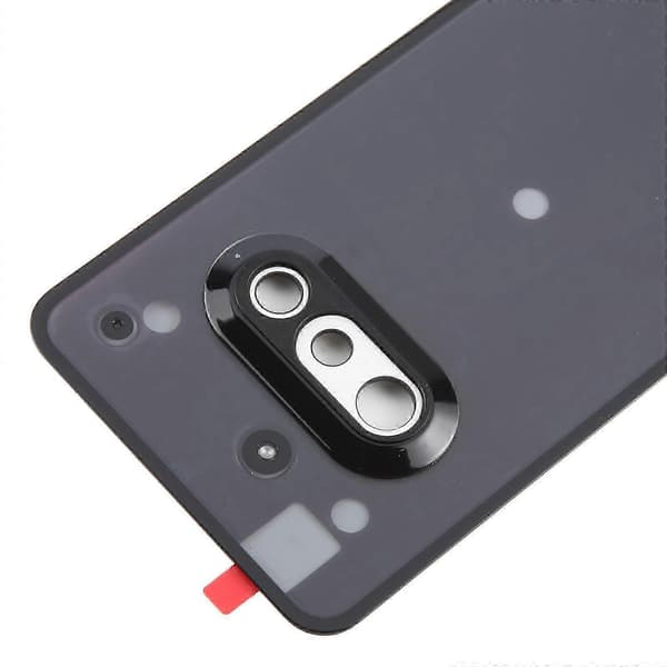 Til Nothing Phone 3a A059 Hærdet Glas Bagside med Kamerarammebeskyttelse Black
