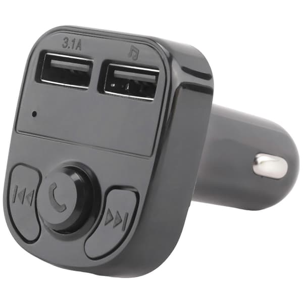 X8 Bil Bluetooth FM-sender MP3-afspiller Multifunktionel biloplader Biltilbehør Black