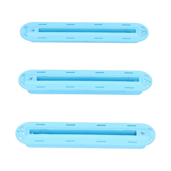 3st Surfbräda Fin Box Plug Set med Skruvar Blå