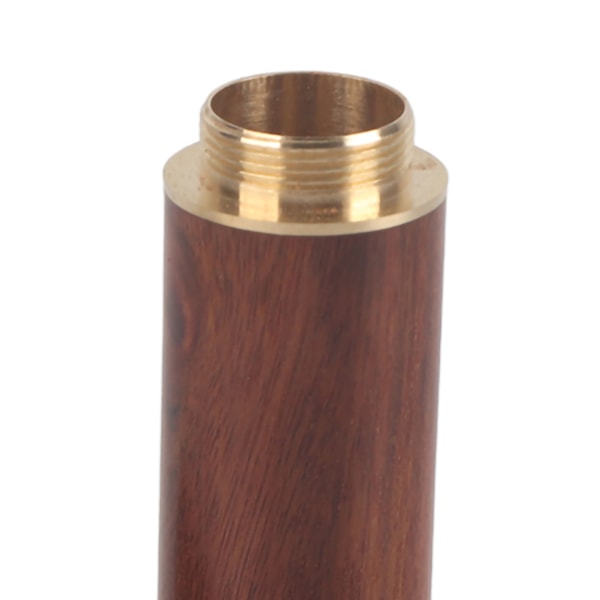 Elegant Portabel Tandpetarhållare i Ebenholts och Rosenträ (Högklassig Design)