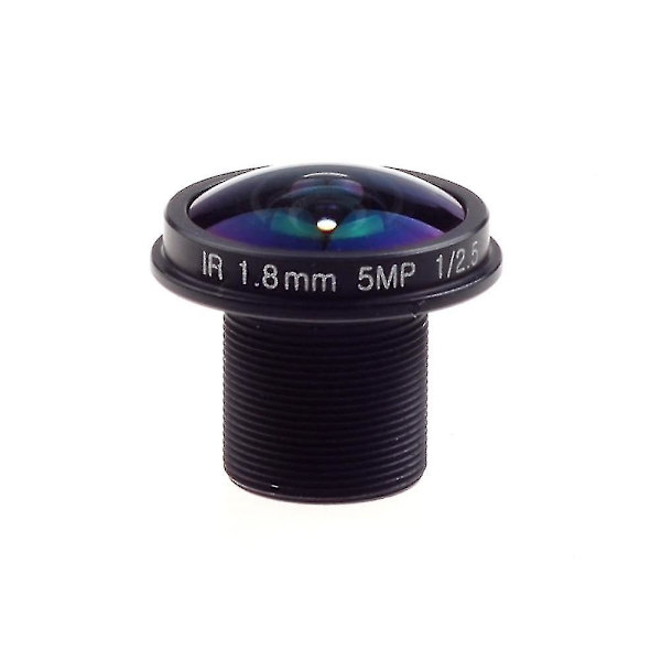 5 megapikselin 1,8 mm M12 180 asteen laajakulmainen CCTV-linssi