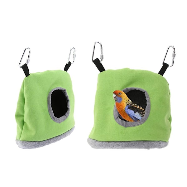 Fågelpapegoja Lovebird Eclectus Arabur Hängande mysig hängmatta säng M Green