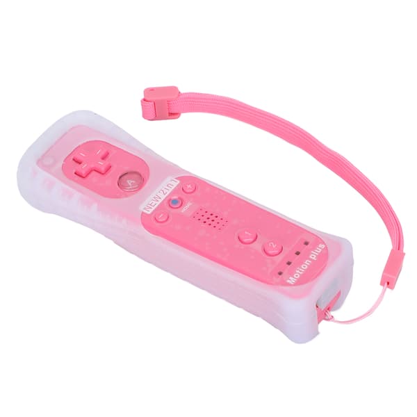 Vibrerende fjernkontroll med Motion Plus - Rosa