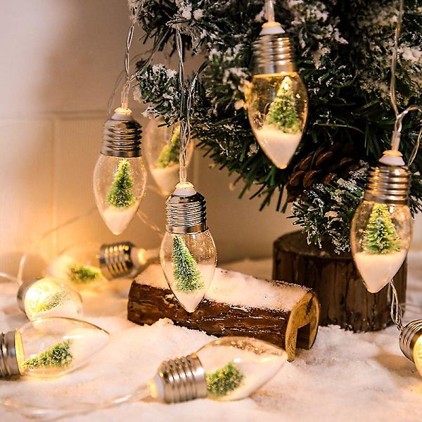 Christmas Led Wishing Bottle Christmas Tree Light String Decorations/2m 10 Lights