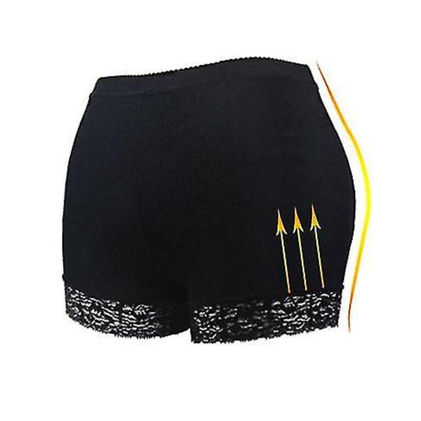 Kvinnor Höftförstärkare Shaper Butt Lifter Push Up Botten BLACK S