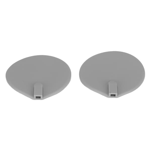 2 stk. elektrodeputer 95 mm runde, myke, komfortable silikonfysioterapi-tilbehør