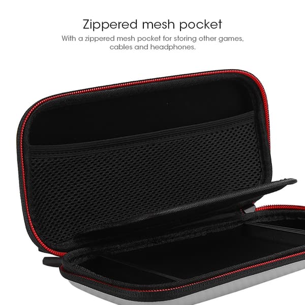 Bärbart Grassmat Grain Spelkonsol Förvaringsskyddsfodral för Nintendo Switch Lite Grå