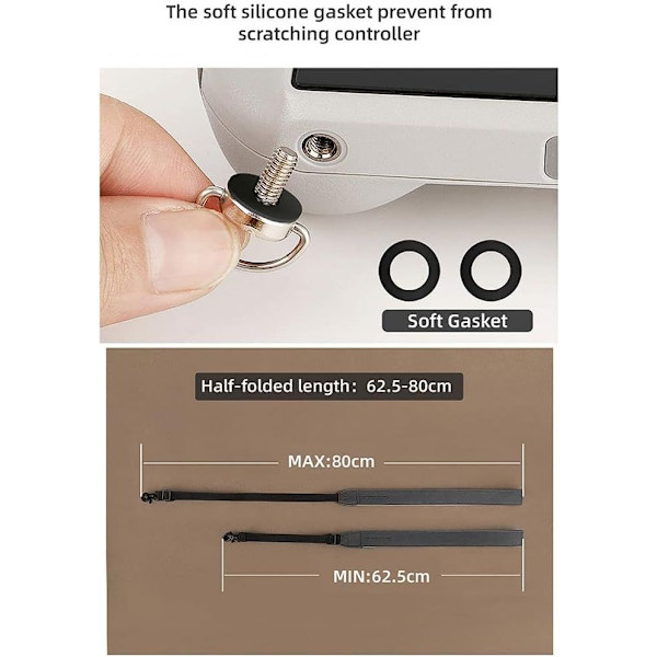 Mini 3 Pro CNC-alumiiniseosruuveilla DJI Mini 3 Pro RC -ohjaimelle -