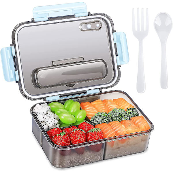 bento lunchlåda för barn 1100ml/1500ml Mikrovågsmatlåda för barn Matbehållare Förvaring Isolerad lunchbehållare Bento Box 1100ml