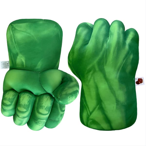 【BQ】Marvel Figur Boksehandsker Spiderman Superhelt Cosplay Handsker zy Hulk B Hulk B Right Hand