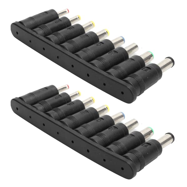 2 stk. USB til DC-kabel 11 i 1 strømledning Utskiftbar pluggkontakt Datatilbehør