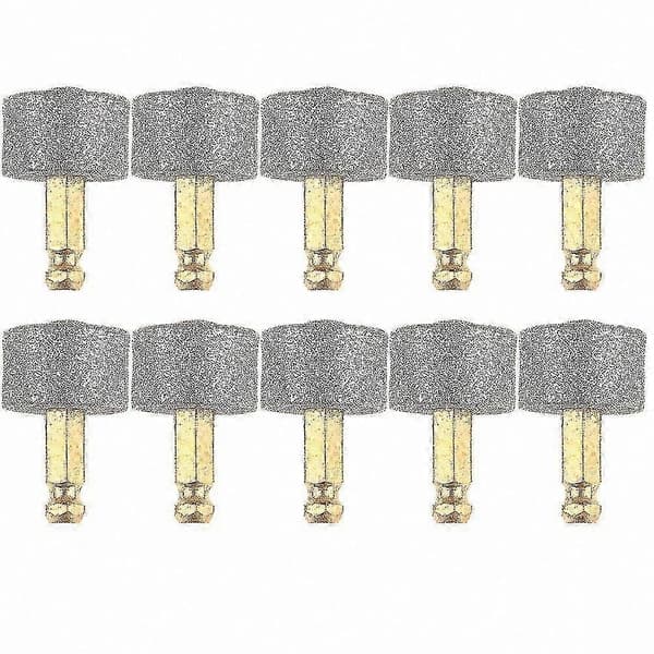 10 st. reservsliphuvuden för hundnagelsliphjul Grey 10pcs