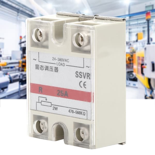 Solid-State Spenningsregulator Enfase Relémodul Lavfrekvent SSVR-25A VA 24-380VAC