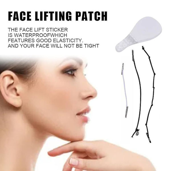 V-face Sticker Invisible Sticker Lift Chin Tape Face Slim Tools för att stramar upp huden och eliminerar rynkor 40PCS
