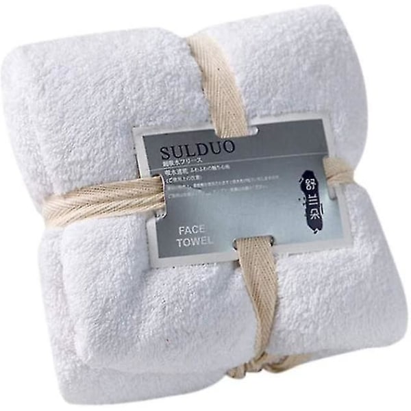 Absorberande handduk, korall sammet badhandduk, idealisk för absorberande