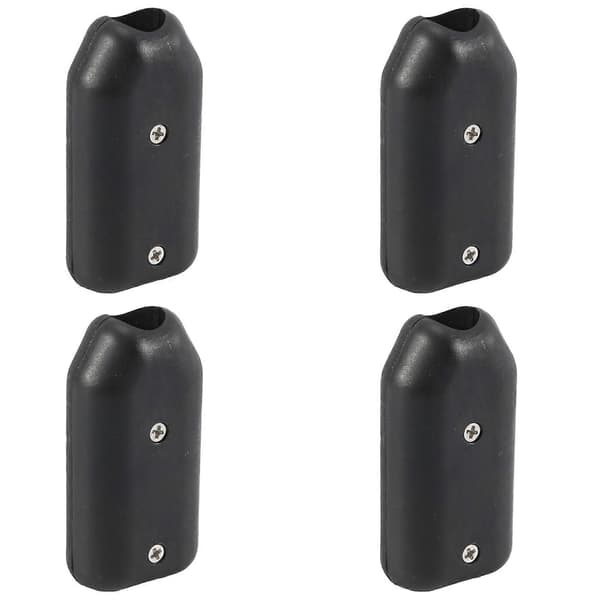 4 stk. 5/8 tommer rebstrammere Store genanvendelige rebstrammere Sorte plastrebforbindelsesklemmer Velegnet til Black