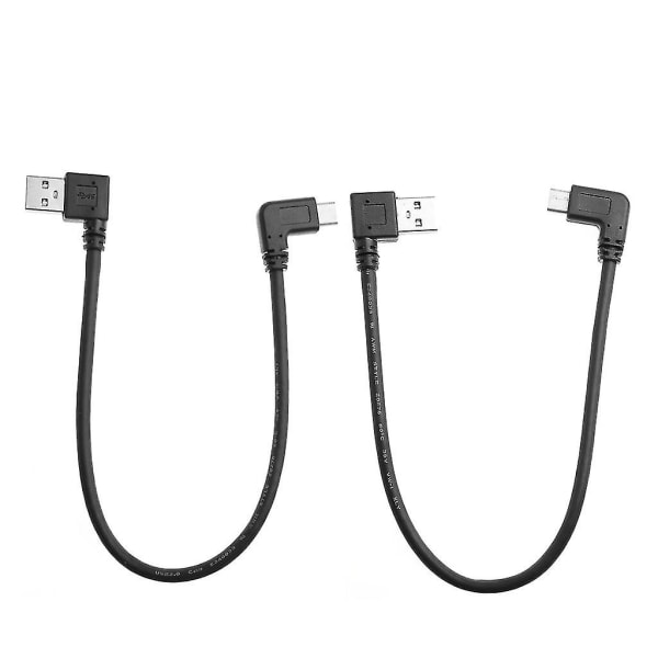 Usb3.0 A til Usb3.1 Type C 90 grader venstre/høyre vinkel hann-til-hann-adapterkabel