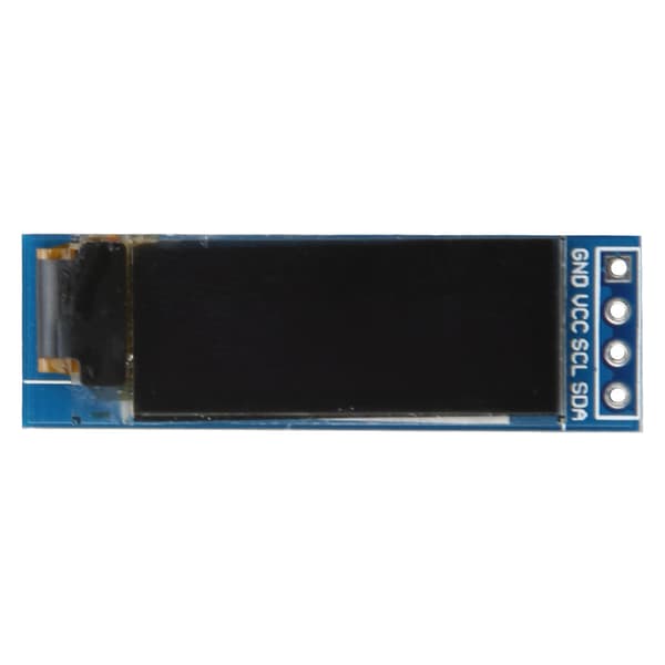 0.  91in OLED Display Modul IIC Interface 128x32 Hvid/Blå Display Modul 3.3~5VBlå
