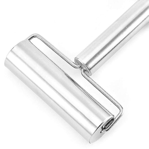 Stainless Steel Rolling Pin Pastry And Pizza Double Dough Baker Roller Kitchen Utensils Ideal For Baking Dough, Pizza, Pie, Pastries, Pasta And Cookie