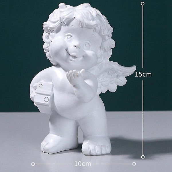 Suloinen Resin Cupid Angel Miniatyyritarvikkeet Sisustus(a)