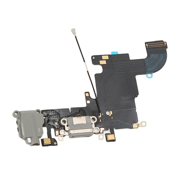Ladeport Dock Connector Profesjonell Lade Dock Connector Flex Kabel Kompatibel for IPhone 6S Grå