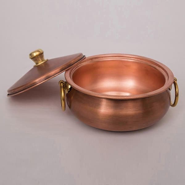 Kopparkruka Multifunktionell gryta i koppar för matlagning i köket Hem Copper 16cm Dia
