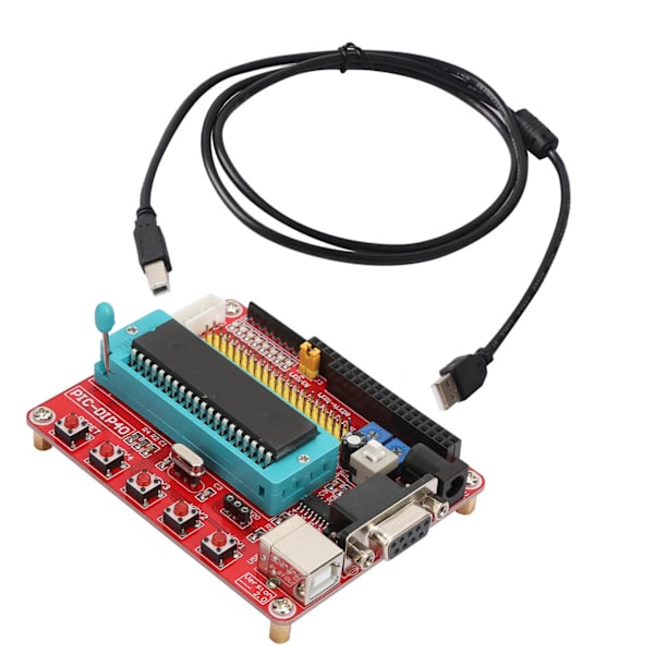 Microchip Learning Board PIC16F877A Mikrokontroller Utvecklingskort med RS232 Gränssnitt