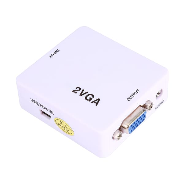 Mini HDMI til VGA-omformer - 1080P Adapter med USB-kabel