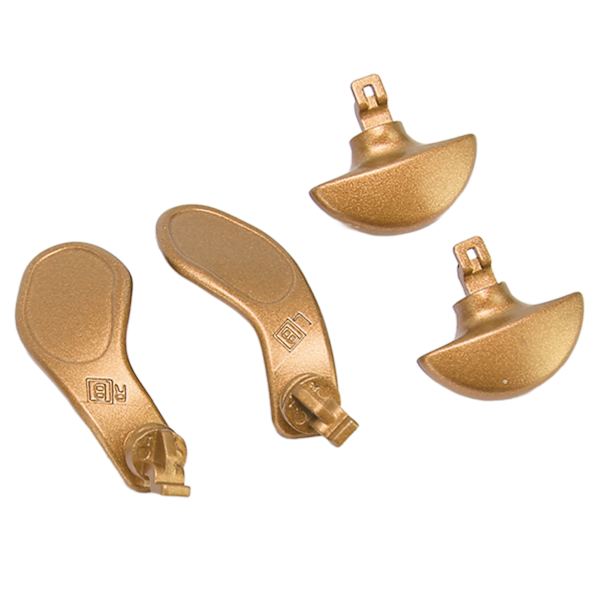 4 stk. Game Controller Bagside Paddles Professionel Udskiftning Metal Bagside Knapper til PS5 Edge Controller Guld