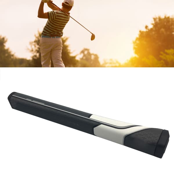 Golfgrepp PU Triangel Uppgraderat Puttgrepp Golfklubbsgrepp för Utomhusunderhållning Vit och Grå 1.0