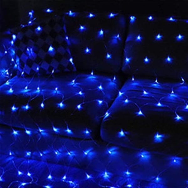 Led nettlys utendørs nettinglys, julenettlys for soverom (blå) blå Blue