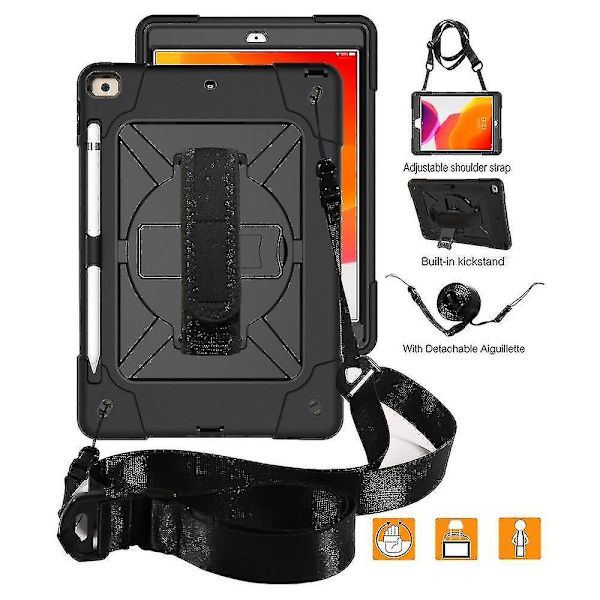 Tpu + case med 360 vridbar Kickd och S för 10.2 (2019)