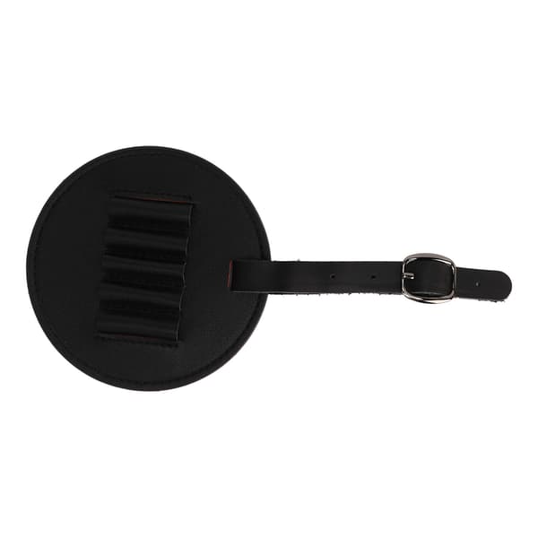 Bærbar PU Læder Golf Tee Holder Organizer til Mænd og Kvinder Sort
