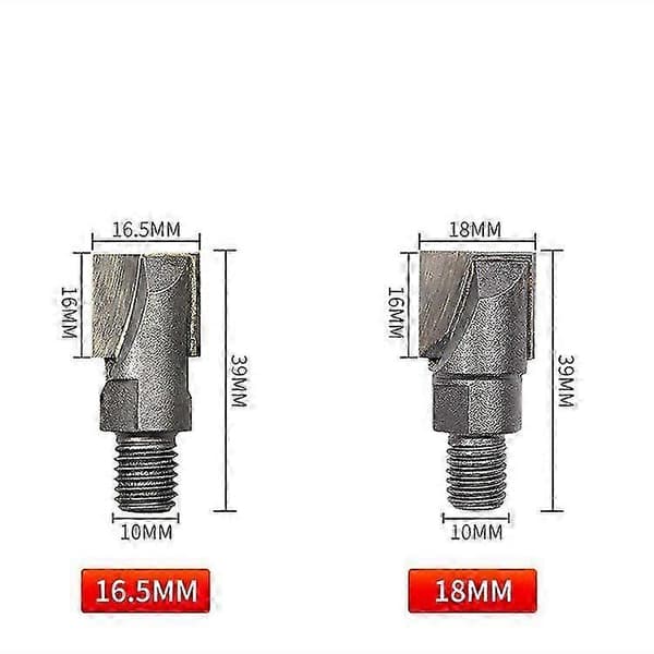 M10 165-30mm Låsesmed Træbearbejdning Dørlås Mortiser Fræser Wolframstål Borebits Jigværktøj 21mm