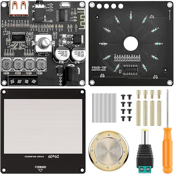Mini Bluetooth Amplifier Board Stereo - 50w+50w Audio Amplifier Board Bluetooth 5.1 Amplifier Board Photo color