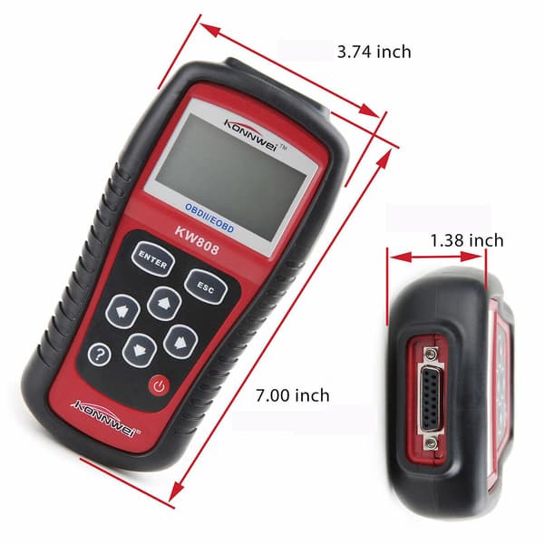 【BQ】Maxiscan Ms509 Kw808 Obd2 Obdii Eobd Bil Kodläsare Testare Diagnostik