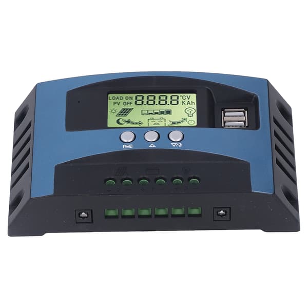 MPPT Solcelleladeregulator 3-fase lading 12V 24V 50A Batteriregulator Solcellepanelbeskyttelse